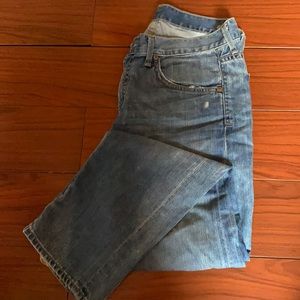 Citizens of Humanity boyfriend fit cropped jeans